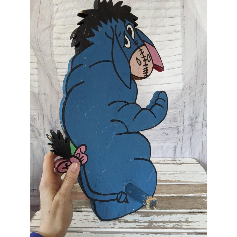 Vintage wooden Eeyore coat rack toy?